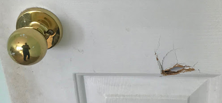 interior door hole repair Crestline