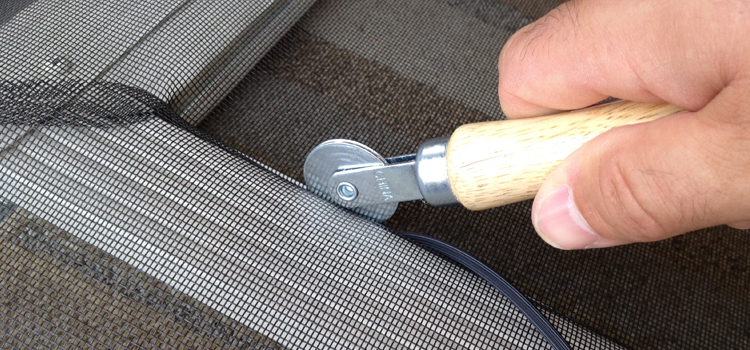 metal screen door repair in Crestline