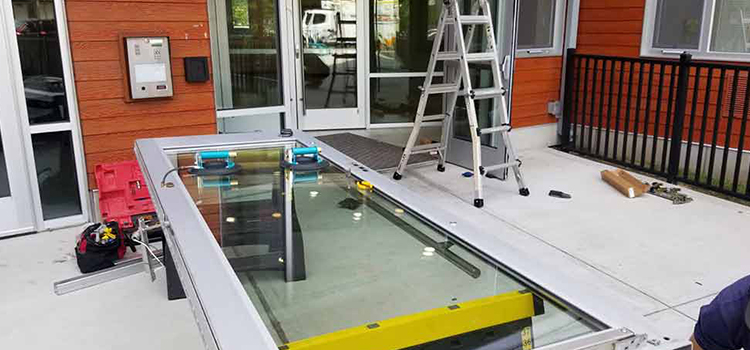 storefront door glass replacement Crestline